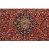Image 3 : A WOOL HAND KNOTTED FLORAL ORIENTAL AREA RUG.