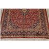Image 4 : A WOOL HAND KNOTTED FLORAL ORIENTAL AREA RUG.