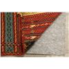 Image 10 : A WOVEN HAND KNOTTED ORIENTAL KILIM RUNNER.