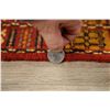 Image 11 : A WOVEN HAND KNOTTED ORIENTAL KILIM RUNNER.