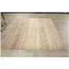 Image 11 : A WOOL HAND KNOTTED SQUARE AREA RUG.