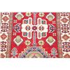 Image 4 : A WOOL HAND KNOTTED KAZAK ORIENTAL RUG.