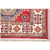 Image 5 : A WOOL HAND KNOTTED KAZAK ORIENTAL RUG.