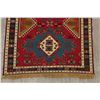 Image 5 : A WOVEN HAND KNOTTED SUMAK ORIENTAL RUG.