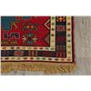 Image 8 : A WOVEN HAND KNOTTED SUMAK ORIENTAL RUG.