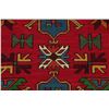 Image 9 : A WOVEN HAND KNOTTED SUMAK ORIENTAL RUG.