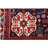 Image 11 : A WOOL HAND KNOTTED ABADEH ORIENTAL AREA RUG.