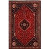 Image 1 : A WOOL HAND KNOTTED ABADEH ORIENTAL AREA RUG.