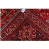 Image 7 : A WOOL HAND KNOTTED ABADEH ORIENTAL AREA RUG.