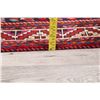 Image 8 : A WOOL HAND KNOTTED ABADEH ORIENTAL AREA RUG.