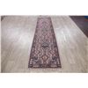 Image 2 : A WOOL HAND KNOTTED ORIENTAL RUG RUNNER.