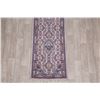 Image 3 : A WOOL HAND KNOTTED ORIENTAL RUG RUNNER.