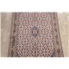 Image 9 : A WOOL HAND KNOTTED ORIENTAL RUG RUNNER.
