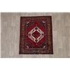 Image 2 : A WOOL HAND KNOTTED MEDALLION ORIENTAL AREA RUG.
