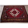 Image 9 : A WOOL HAND KNOTTED MEDALLION ORIENTAL AREA RUG.