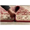 Image 10 : A WOOL HAND KNOTTED OUSHAK ORIENTAL AREA RUG.