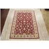Image 2 : A WOOL HAND KNOTTED OUSHAK ORIENTAL AREA RUG.