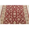 Image 3 : A WOOL HAND KNOTTED OUSHAK ORIENTAL AREA RUG.
