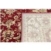 Image 9 : A WOOL HAND KNOTTED OUSHAK ORIENTAL AREA RUG.