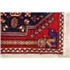 Image 10 : A WOOL HAND KNOTTED SQUARE ORIENTAL RUG.