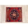 Image 2 : A WOOL HAND KNOTTED SQUARE ORIENTAL RUG.