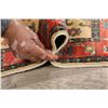 Image 12 : A WOOL HAND KNOTTED KAZAK ORIENTAL AREA RUG.