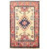 Image 1 : A WOOL HAND KNOTTED KAZAK ORIENTAL AREA RUG.