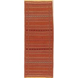 A WOVEN HAND KNOTTED TURKISH ORIENTAL KILIM.