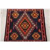 Image 3 : A WOOL HAND KNOTTED ABADEH SQUARE AREA RUG.