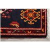 Image 5 : A WOOL HAND KNOTTED ABADEH SQUARE AREA RUG.