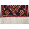 Image 6 : A WOOL HAND KNOTTED ABADEH SQUARE AREA RUG.