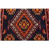 Image 7 : A WOOL HAND KNOTTED ABADEH SQUARE AREA RUG.