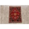 Image 2 : A WOOL HAND KNOTTED ORIENTAL AREA RUG.