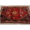 Image 9 : A WOOL HAND KNOTTED ORIENTAL AREA RUG.