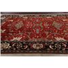 Image 9 : A WOOL HAND KNOTTED SERAPI ORIENTAL AREA RUG.