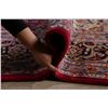 Image 10 : A WOOL HAND KNOTTED FLORAL KASHMAR AREA RUG.