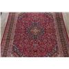 Image 3 : A WOOL HAND KNOTTED FLORAL KASHMAR AREA RUG.