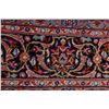 Image 7 : A WOOL HAND KNOTTED FLORAL KASHMAR AREA RUG.