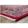 Image 9 : A WOOL HAND KNOTTED FLORAL KASHMAR AREA RUG.