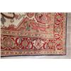 Image 10 : A WOOL HAND KNOTTED FLORAL ORIENTAL AREA RUG.