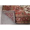 Image 11 : A WOOL HAND KNOTTED FLORAL ORIENTAL AREA RUG.