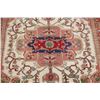 Image 2 : A WOOL HAND KNOTTED FLORAL ORIENTAL AREA RUG.