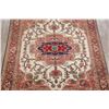 Image 6 : A WOOL HAND KNOTTED FLORAL ORIENTAL AREA RUG.