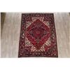 Image 2 : A WOOL HAND KNOTTED ORIENTAL AREA RUG.