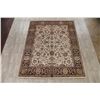 Image 2 : A WOOL HAND KNOTTED FLORAL ORIENTAL AREA RUG.