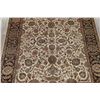 Image 3 : A WOOL HAND KNOTTED FLORAL ORIENTAL AREA RUG.