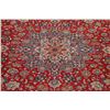 Image 5 : A WOOL HAND KNOTTED FLORAL ORIENTAL AREA RUG.