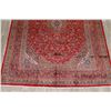 Image 5 : A WOOL HAND KNOTTED FLORAL ORIENTAL AREA RUG.