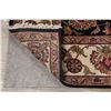 Image 10 : A WOOL HAND KNOTTED FLORAL ORIENTAL AREA RUG.