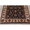 Image 6 : A WOOL HAND KNOTTED FLORAL ORIENTAL AREA RUG.